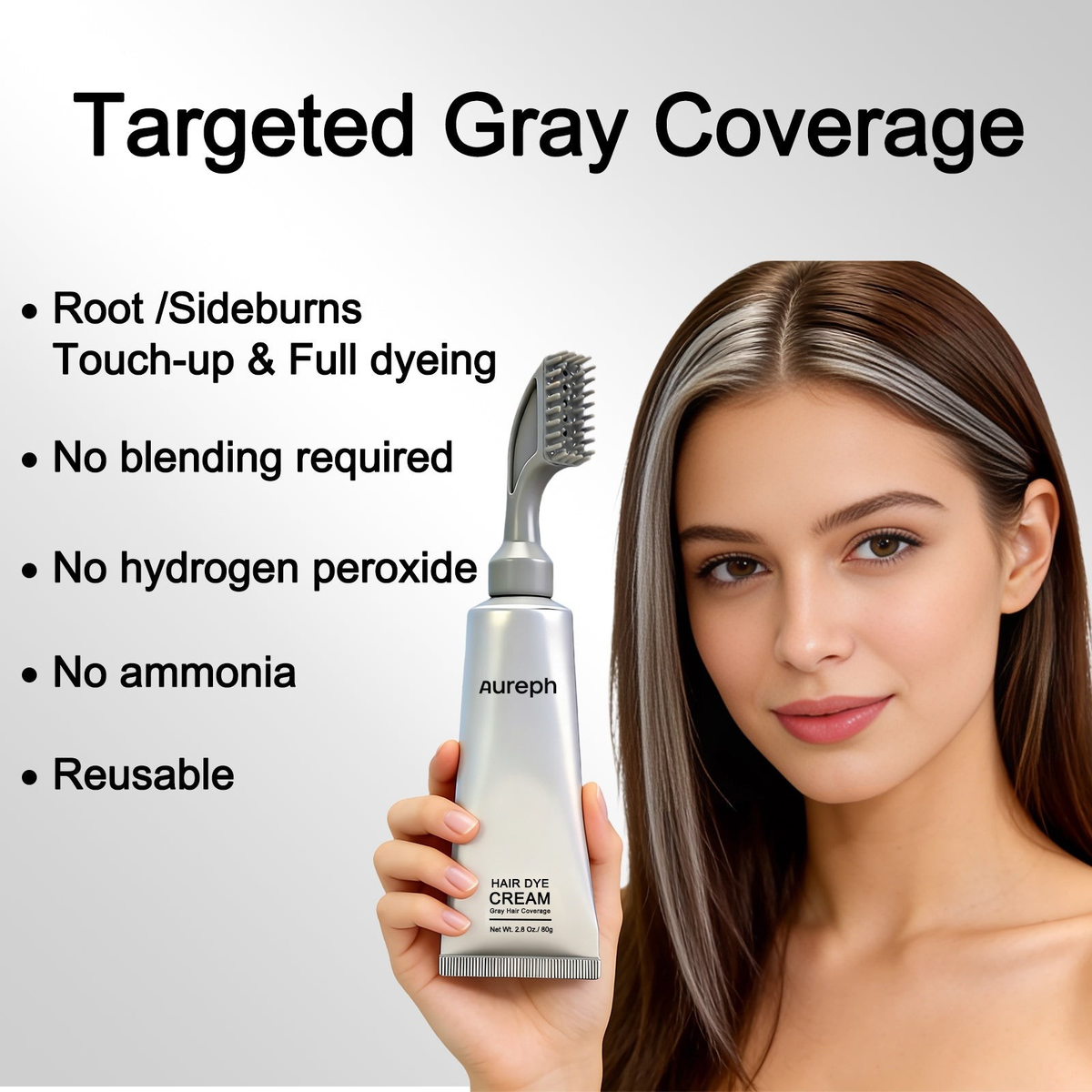 Aureph Natural Comb In Anti-Graying Cream